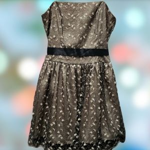 New Aspeed champagne black formal prom dress 2X